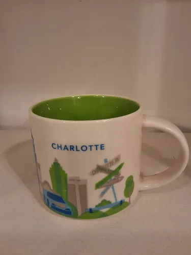Caneca starbucks 414ml Charlotte xícara nova com tag 