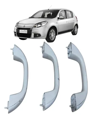 Kit Alça Teto Renault Sandero Expression 1.6 2011 (usado) Kit Alça Pqp
