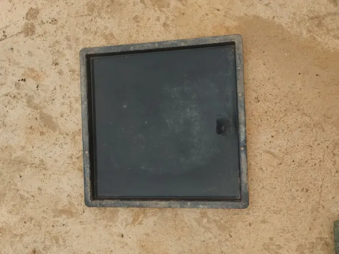 Placas de moldes de concreto 
