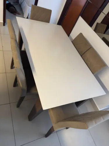 Mesa de jantar 6 cadeiras