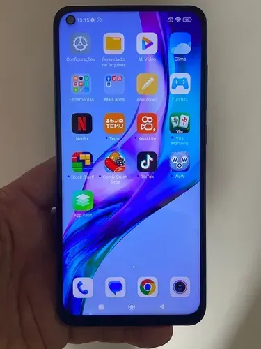 Xiaomi Redmi Note 9, 128GB e6GB de RAM. ACEITO TROCAR POR UM CELULAR BASICO DE 32GB OU 64G