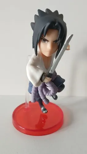BONECO ACTION FIGURE MINIATURA NARUTO SHIPPUDEN SASUKE UCHIHA