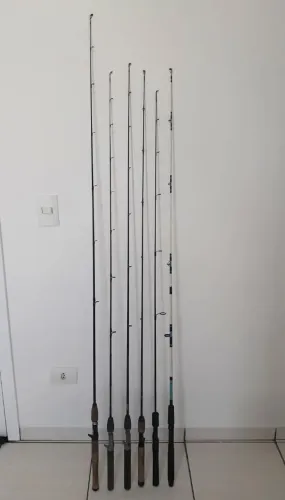 Lote de Varas de Pesca