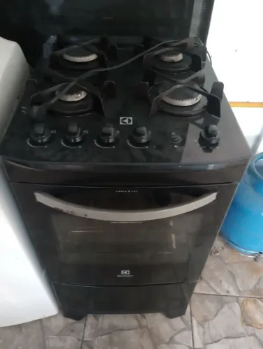 Fogão 4 bocas elétrico vidro