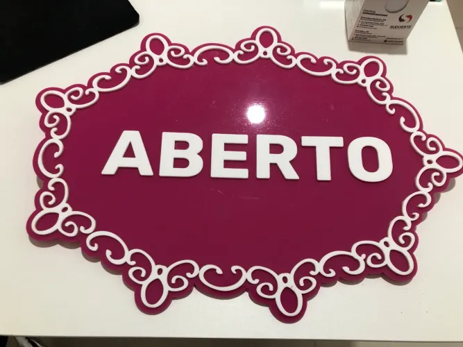 Placa de Aberto
