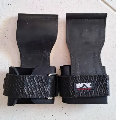 Luva strap grip para musculação 