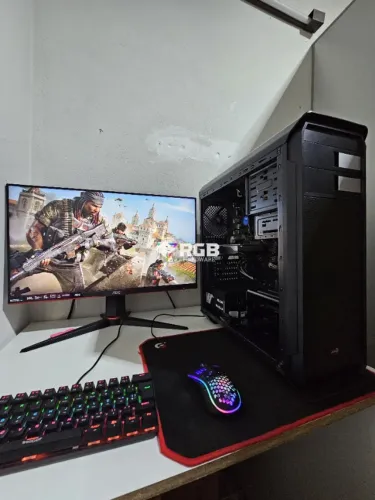 PC Gamer Core i3 8100 GTX1050-Ti 4GB DDR4 8GB SSD 256GB