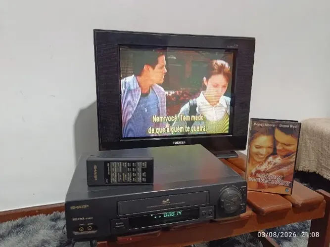 Video Cassete Sharp VC-1694b com controle