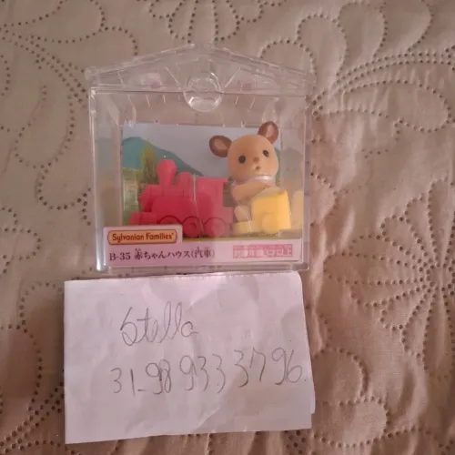 Sylvanian Families locomotiva trem baby