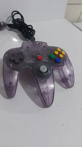 Controle nintendo 64 edição sabores uva