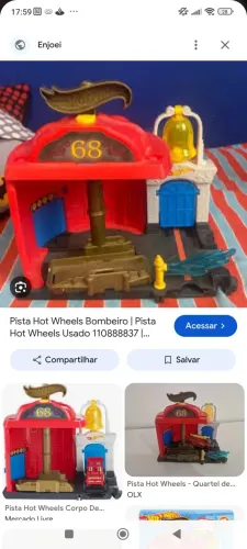 Hot Wheels - pista bombeiro
