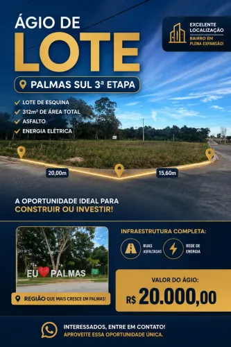 Ágio de Lote - Palmas Sul 3 etapa