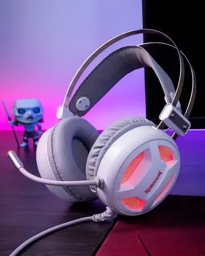 Headset Gamer Redragon Minos 7.1 USB LED Vermelho - Funcionando Perfeitamente