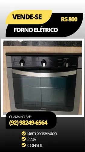 Forno elétrico de embutir 