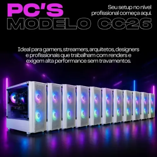 PC ULTRA POTENTE ? RGB | IDEAL PARA GAMES, STREAM E RENDER PROFISSIONAL
