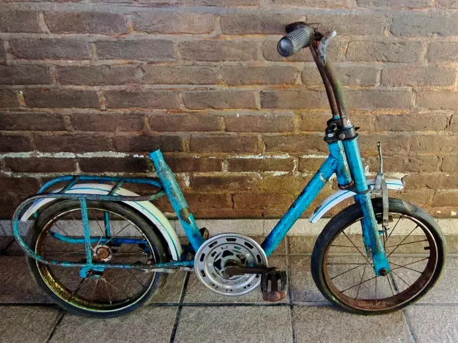Bicicleta Antiga Caloi Berlineta Infantil Aro 14 Década de 70