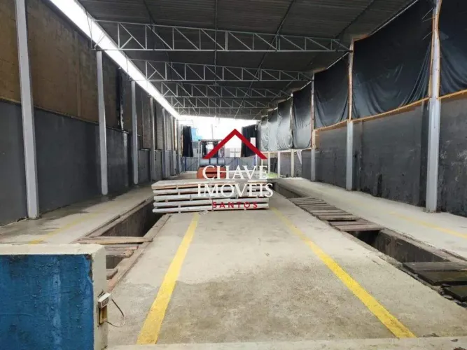 Galpão para alugar, 542 m² por R$ 25.000,01/mês - Macuco - Santos/SP