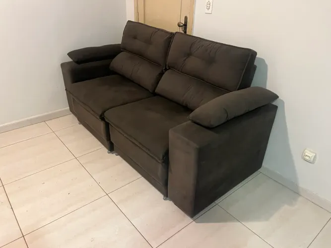 Vendo sofá retrátil e reclinável Ortonorte - 3 lugares