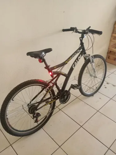 bike caloi andes aro 26 bicicleta com suspensão pronta pra andar