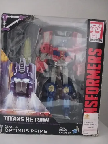 Optimus prime titans return e hot shot legacy completos