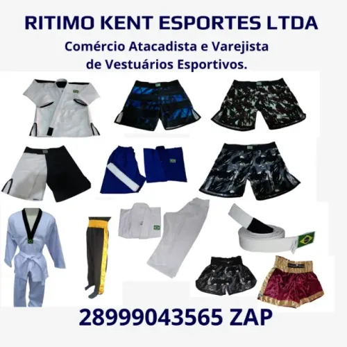 Kimono Jiu Jitsu Bermuda MMA Vestuários Artes Marciais em geral Atacado Varejo promoção