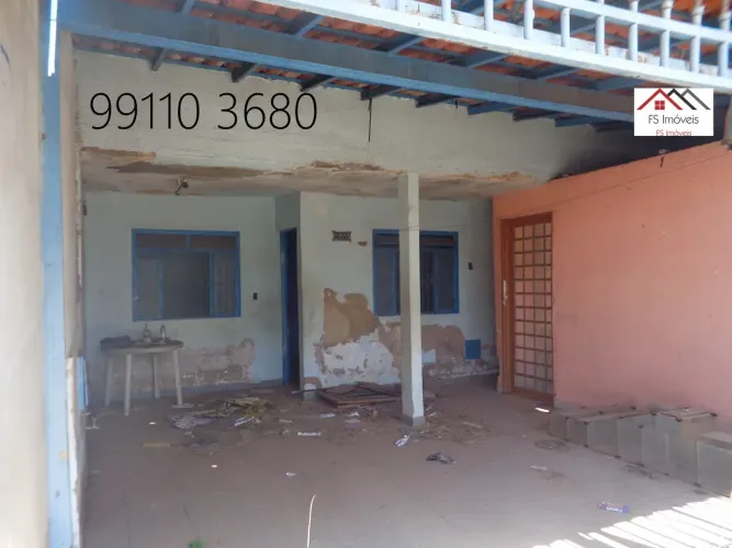 QNN 10 Ótimo Lote 144 m² com Casa 3 Quartos/Suite Lado Metrô Escriturada em Ceilândia Sul