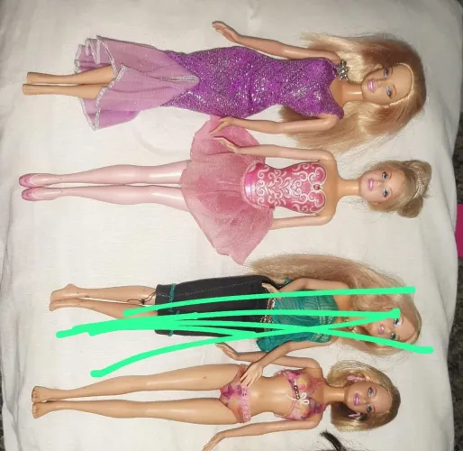Lote Barbies e acessórios