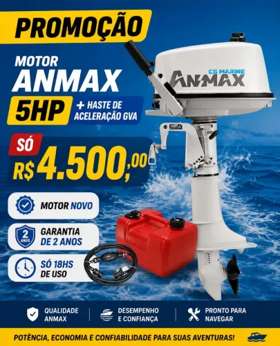 Motor de popa Anmax 5hp