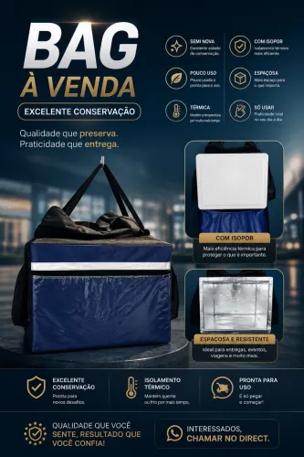 Bag De Motoboy Mochila Para Entrega Pizza Delivery Lanches