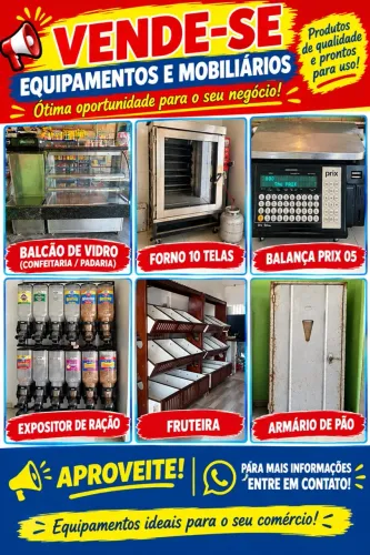 Equipamentos de padaria
