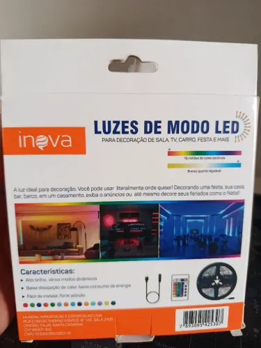 Fita de led via USB com comando de voz e controle para TVs e decoração / SUPER OFERTA