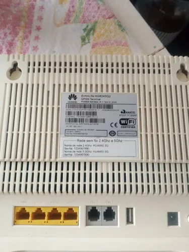 Modem roteador de fibra ótica Huawei acho Life