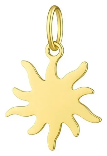 PINGENTE P EM OURO 18K