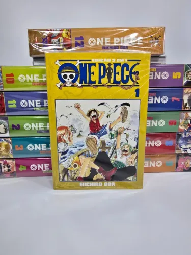Mangá One Piece 3 em 1 Coleção Volume 1 ao 12 | Panini | OnePiece