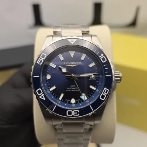 Relógio Masculino Longines HydroConquest GMT 41mm Automático - Linha Prem AAA+