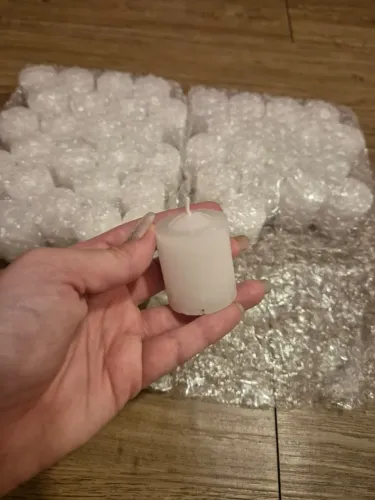 kit novo 43 velas brancas 6 horas