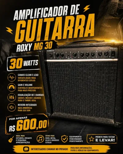Amplificador de Guitarra 30 Watts MG 30