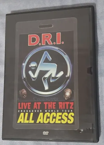DVD DRI Live at The Ritz NY EUA DVD Ótimo estado!