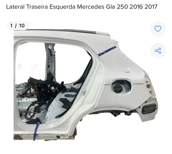 LATERAL TRASEIRA ESQUERDA MERCEDES GLA 250 2017 