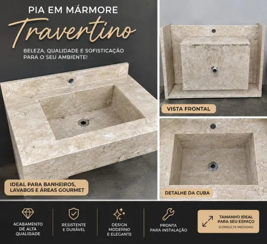 Vendo Pia de Mármore