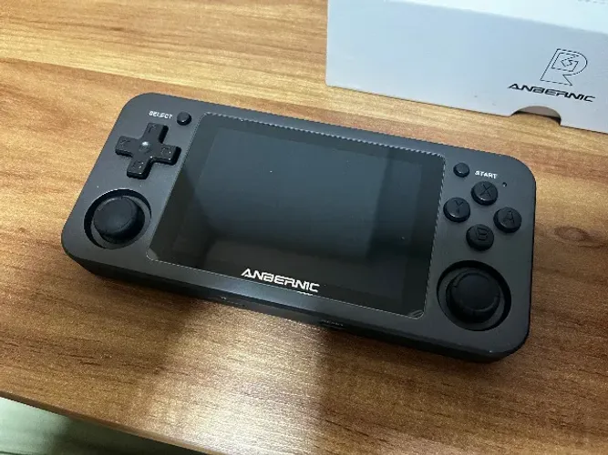 Anbernic Rg351m Pouco Usado Metal 64gb Micro Sd