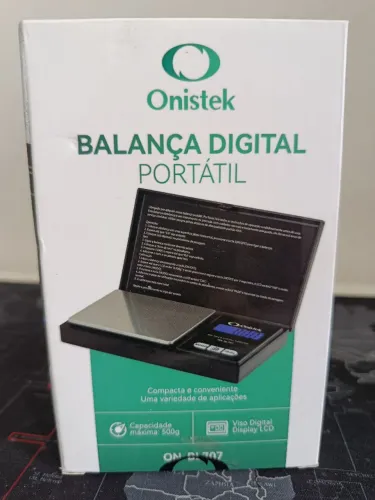 Mini balança de precisão digital capacidade de até 500G / OFERTA IMPERDÍVEL