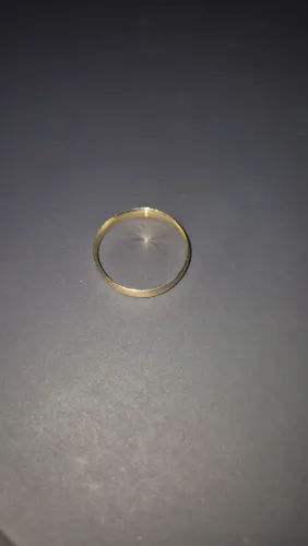 Aliança ouro 1.9 gramas tam aro 20.5 JG