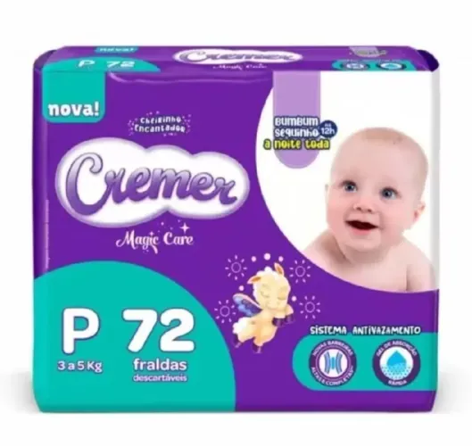 2 pacotes de fralda Cremer 