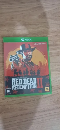 Red dead redemption 2 - xbox one mídia física original "inclui o mapa"