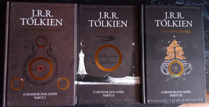 LOTR BOX de 3 livros Praticamente Novo