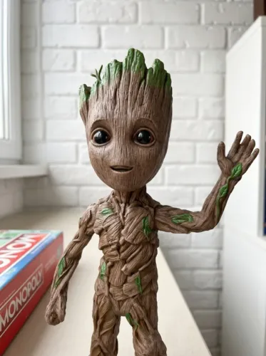 Estátua Baby Groot Guardiões da Galáxia Vol. 2 Marvel ? Edição Limitada