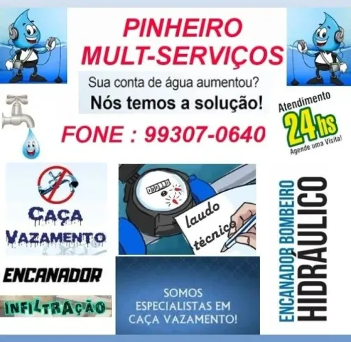 Encanador Especialista em Caça vazamentos Detecção eletrônica 