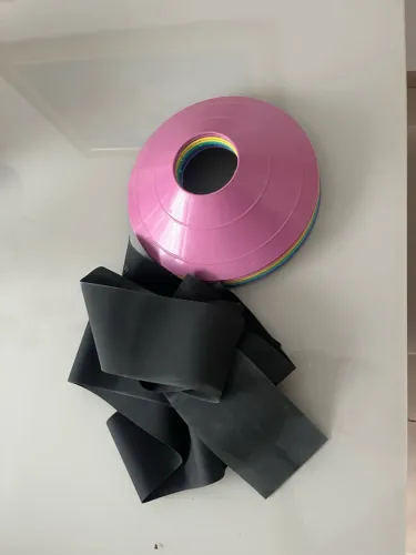 Kit Cones de agilidade e Theraband
