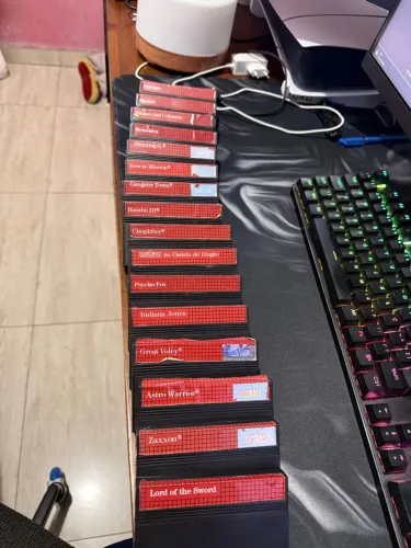 17 cartuchos Master System